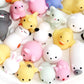 40Pcs Mochi Squishy Toys Bulk, Kids Party Favors Squishies Stress Toys Pack Includes Unicorn and Animals Toy for Kids Boys Girls Class Prize Box Items, Desk Mini Toys for Classroom Rewards