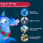 6 FT Long Christmas Inflatable Dragon, Blow up Lighted Inflatables Blue Dragon with Snowflake for Christmas Party Indoor, Outdoor, Yard, Garden, Lawn Winter Decorations