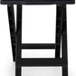 Portable Adirondack Folding Side Table | Easy Set-Up | Perfect for the Beach, Camping, Picnics, Cookouts & More | Weatherproof & Rust Resistant, Charcoal (21043)