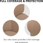 Super Stretch Chair Sofa Slipcover – Spandex Non Slip Soft Couch Sofa Cover, Washable Furniture Protector with Non Skid Foam and Elastic Bottom for Kids, Pets （Chair, Camel）