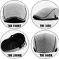 2 Pack Camo Newsboy Cap for Men Cozy Cotton Flat Ivy Gatsbay Hat Breathable Mesh Outdoor Cabbie Beret Hat