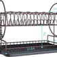 Dish Drying Rack with Drainboard for Kitchen Counter, Bronze 2 Tier Dish Rack with Utensil Holder, Multifunction Dishes Drainer with Drainage, Double Tier Plate Drying Rack with Tray