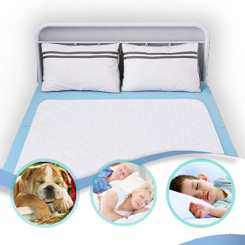 Washable Bed Pads - 44"X52" – Waterproof Pad, Bed Pads Washable Waterproof for Kids, Pee