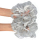 Messy Hair Bun Hair Scrunchies Extension Curly Wavy Messy Synthetic Chignon for Women Updo Hairpiece 1PCS Silver