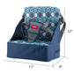 Easy Go Safety Lightweight High Chair Booster Seat, Great for Travel, Blue