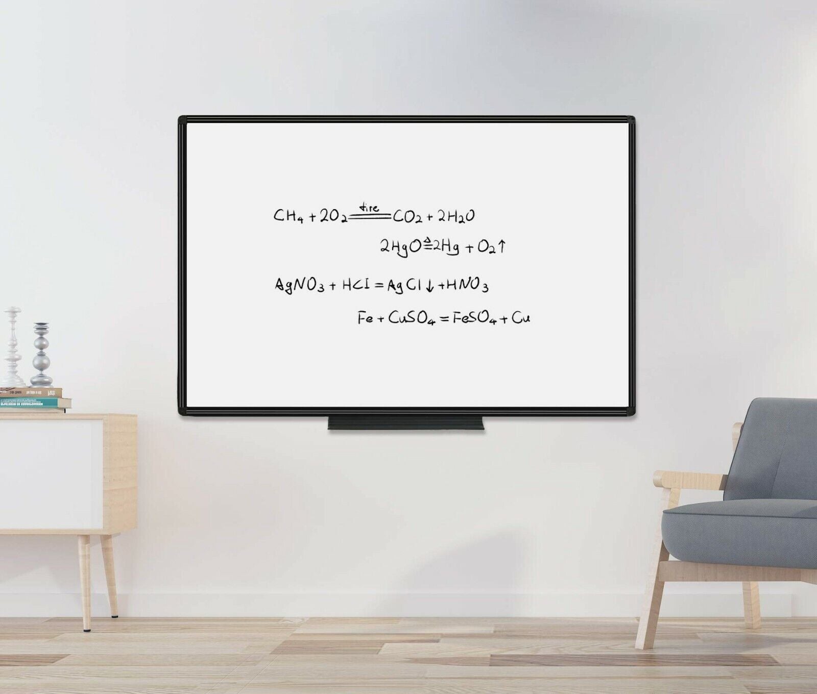 VIZ-PRO Magnetic Dry Erase Board Whiteboard Office Home School 36 X 24 Inches