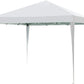 10' X 10' Canopy Tent Gazebo with Dressed Legs, White