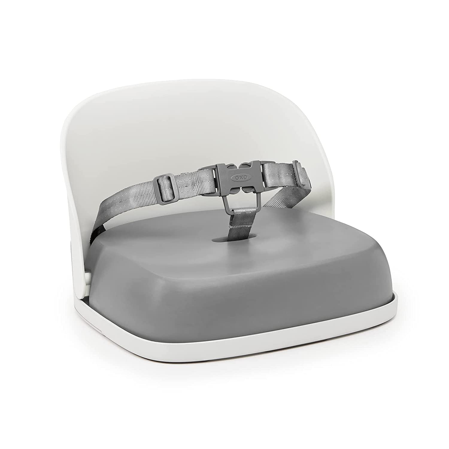 Tot Perch Booster Seat with Straps, Gray