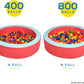 Ball Pit/Professional Quality/For Toddlers and Baby (Red and Blue)