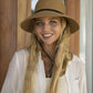 FURTALK Womens Wide Brim Sun Hat with Wind Lanyard UPF Summer Straw Sun Hats for Women