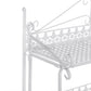3 Tier White Foldable Metal Rack Storage Book Shelves Holder Kitchen Shelf RACK
