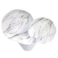 Melamine Dinnerware Set, Service for 4, White Marble - Set of 12