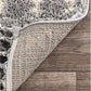Vasiliki Moroccan Tribal Shag Area Rug, 2' X 3', Silver