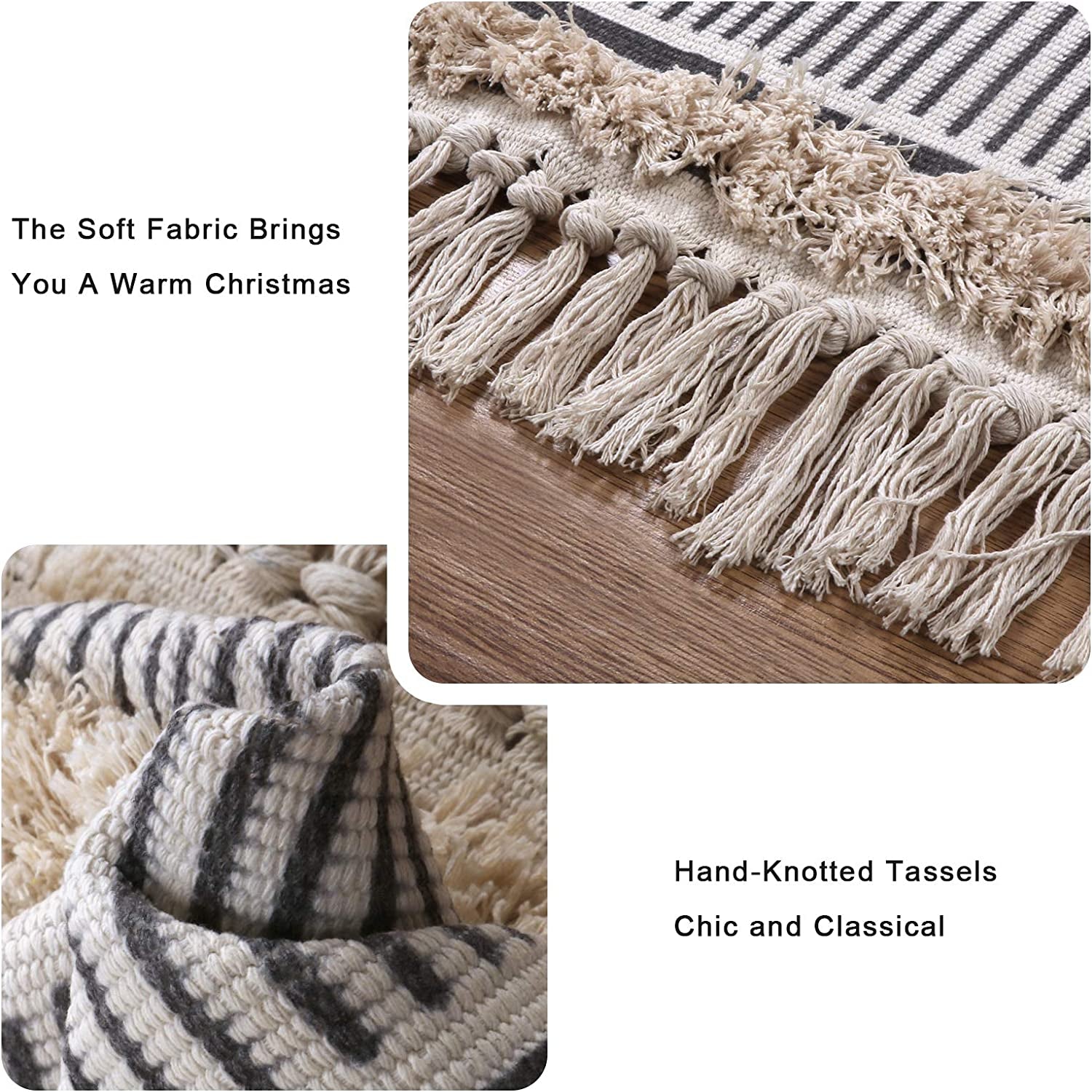 Boho Rugs for Bedroom, 2.3' X 5.3' Soft Woven Bathroom Runner Rug Washable Kitchen Rugs Bedroom Rug Fluffy Tufted Carpet Floor Mat Accent Mats for Hallway Laundry Room Entryway Farmhouse