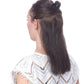 ® 20" Curly Full Head Clip in Synthetic Hair Extensions 7Pcs 140G (25#-Light Golden Blonde)