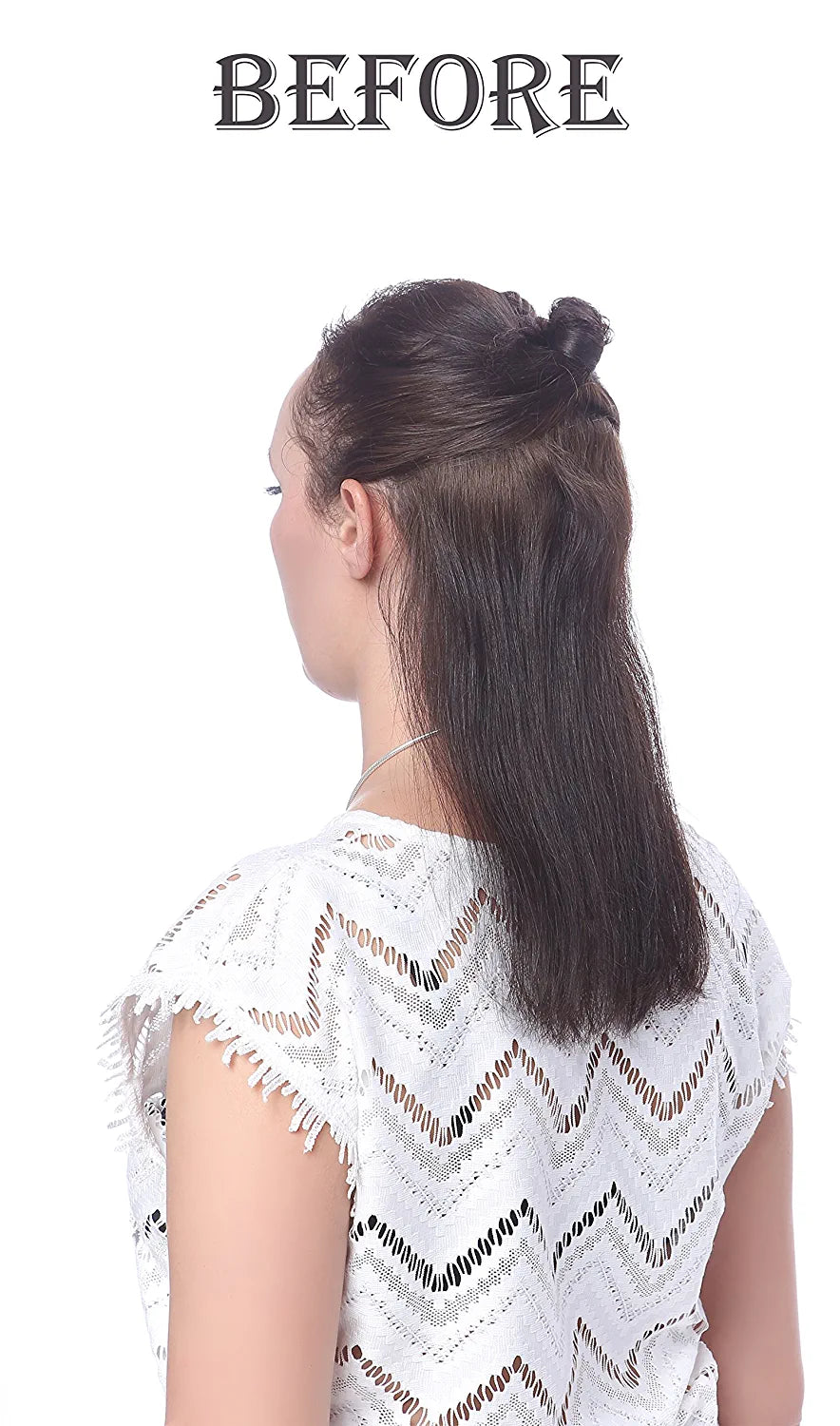 ® 20" Curly Full Head Clip in Synthetic Hair Extensions 7Pcs 140G (25#-Light Golden Blonde)