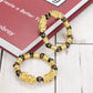 4 Pcs Feng Shui Black Obsidian Wealth Bracelet for Men Women Good Luck Charms Bead Bracelets Attract Wealth Money Adjustable Mens Pixiu Bracelet Set