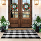 Buffalo Check Rug, Buffalo Plaid Rug 27.5'' X 43'', Black and White Checkered Rug, Front Porch Rugs for Layered Door Mats, Kitchen,Farmhouse Entryway