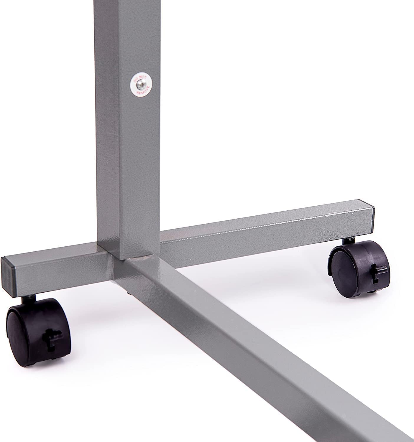 Medical Adjustable Overbed Bedside Table with Wheels (Hospital and Home Medical Use)