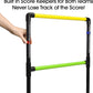 Pro Grade Ladder Toss Indoor/Outdoor Game Set with 6 Soft Rubber Bolo Balls, Travel Carrying Case