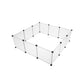 Foldable Dog Playpen Dog Excercise Pen Square Small Dog Fence Dog Play Pen Dog Play Yard Fence Pet Fencing for Dogs Fence Pet Exercise Pen Pet Fence Crate Fence