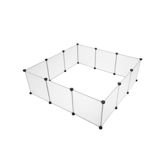 Foldable Dog Playpen Dog Excercise Pen Square Small Dog Fence Dog Play Pen Dog Play Yard Fence Pet Fencing for Dogs Fence Pet Exercise Pen Pet Fence Crate Fence