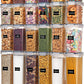 Airtight Food Storage Containers with Lids,  24 Pcs Plastic Kitchen and Pantry Organization Canisters for Cereal, Dry Food, Flour and Sugar, BPA Free, Includes 24 Labels