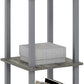 Simplistic Set of 2 End Table, French Oak Grey/Grey