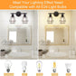 2-Light Industrial Bathroom Vanity Light, Farmhouse Metal Cage Wall Sconces, Rustic Matte Black Wall Mount Light Fixtures, Porch Wall Lamps for Living Room, Mirror Cabinets, Bedroom, E26 Base