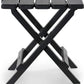 Portable Adirondack Folding Side Table | Easy Set-Up | Perfect for the Beach, Camping, Picnics, Cookouts & More | Weatherproof & Rust Resistant, Charcoal (21043)