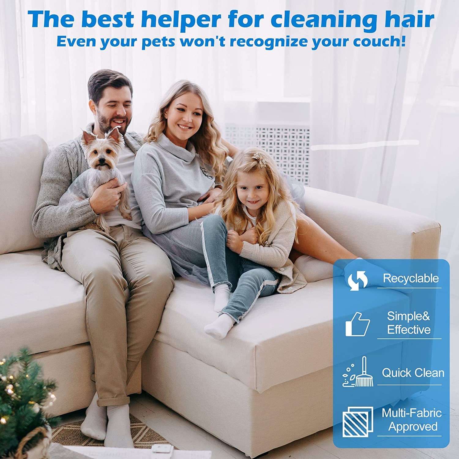 Manual Fuzz Shaver, Portable Lint Remover, Clean Tool, Double Sided Fuzz Remover for Removing Dust and Pet Hair from Furniture, Curtain, Blanket, Couch