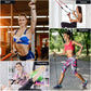 Resistance Bands Set, Exercise Bands,Workout Bands With,Handles for Women & Men, 5 Stackable Resistance Bands with Door Anchor, Ankle Straps, Resistance Band,Yoga,Fitness Training up To150Bl