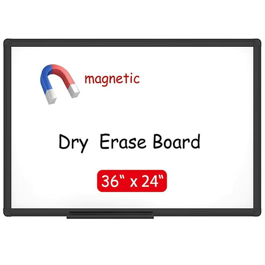 VIZ-PRO Magnetic Dry Erase Board Whiteboard Office Home School 36 X 24 Inches