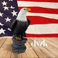 - Liberty - Majestic American Bald Eagle on Rock Desk Statue Figurine Patriotic Sculpture USA Freedom Office Bookshelf Tabletop Home Decor Accent, 9-Inch…
