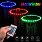 LED Basketball Hoop Lights, Remote Control Basketball Rim LED Light, 16 Color Change by Yourself, Waterproof，Super Bright to Play at Night Outdoors,Good Gift for Kids