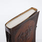 Handmade Leather Double Dragon Journal/Writing Notebook Diary/Bound Daily Notepad for Men & Women Unlined Paper Medium, Writing Pad Gift for Artit, ketch (8 X 6, Brown)