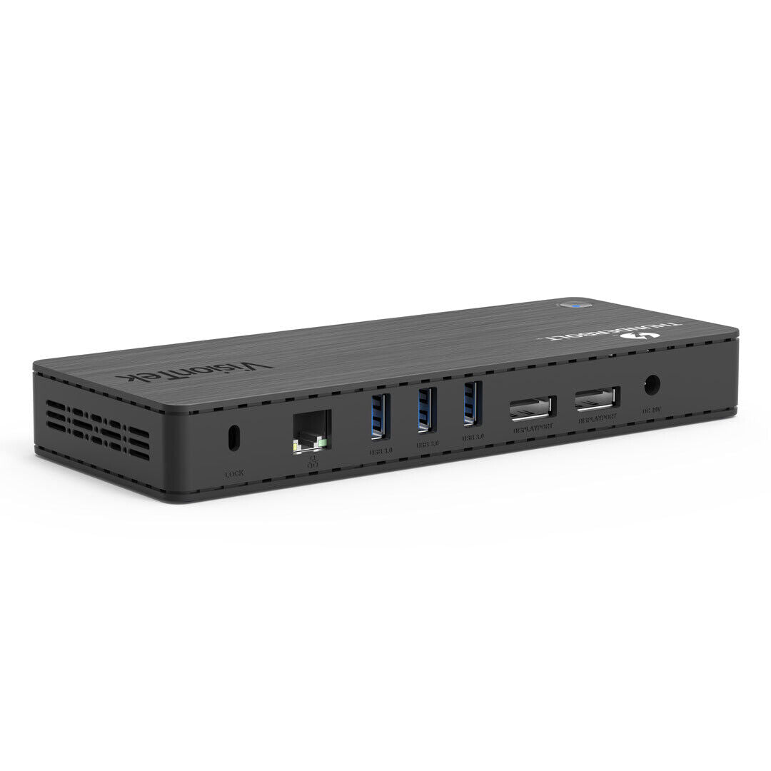 Visiontek Thunderbolt 3 and USB C Docking Station Dual 4K Displays VT4800 901292
