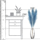 7-Pcs 38"/3.1FT Faux Pampas Grass Large Tall Fluffy Artificial Fake Flower Boho Decor Bulrush Reed Grass for Vase Filler Farmhouse Home Wedding Decor (Blue)