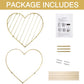 Gold Wall Shelf Metal Heart Floating Shelves Bedside Cute Romantic Modern Wall Cute Unique Gifts for Nursery Room Kids Children Room Bedroom Bathroom Living Room…