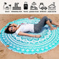 Tealtastic Mandala round Tapestry Hippie Indian Mandala Beach Roundie Picnic Table Throw Hippy Bohemian Spread Boho Gypsy Cotton Tablecloth Beach Towel Meditation round Yoga Mat - 72 Inches, Green
