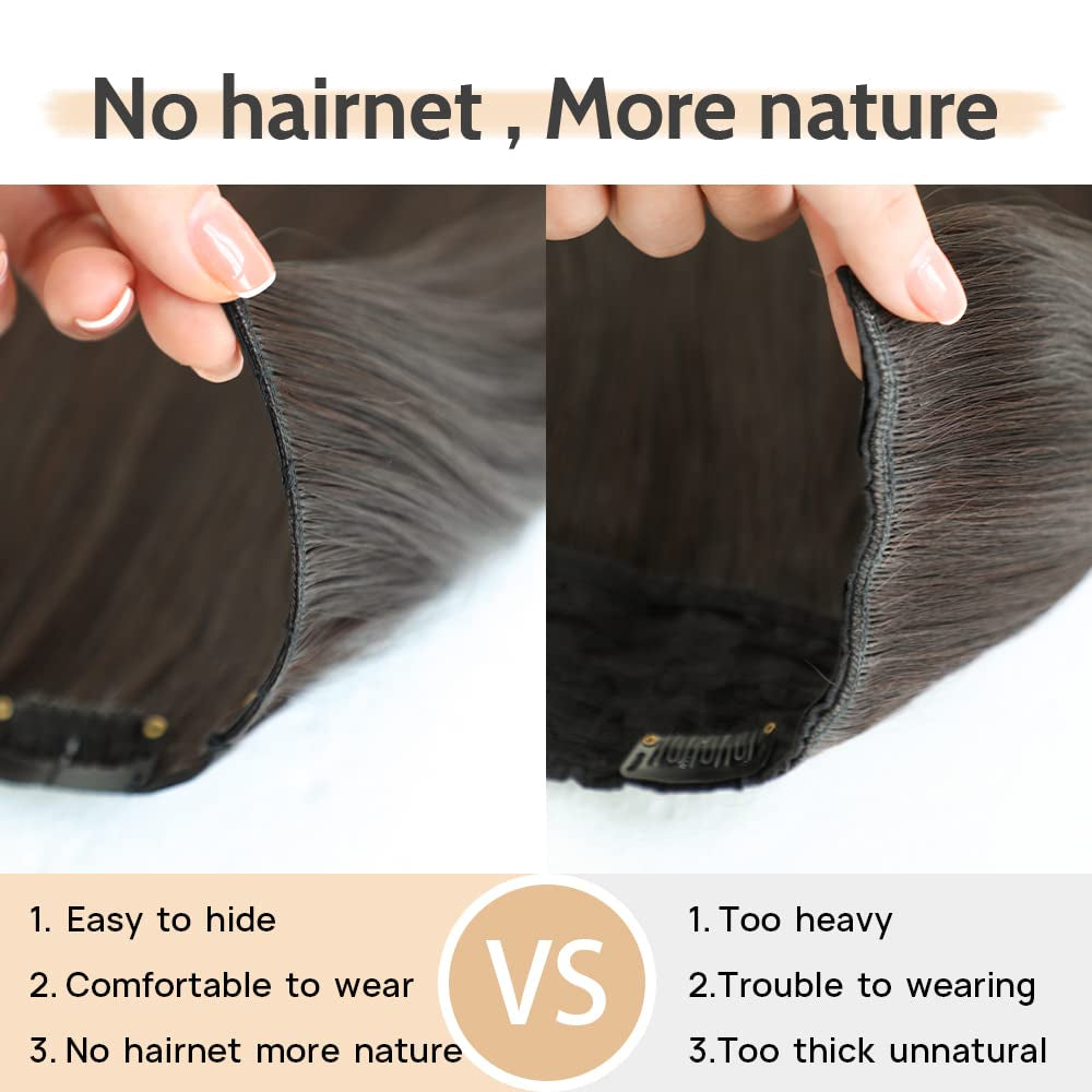 Black Hair Extensions  Clip in Hair Extension Wavy 18"Synthetic Thick Clips on Hair Piece for Women 5PCS Blonde Curly Straight 22"Long Girls Brown Red White Natural Full Head 5 Oz