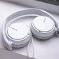 ZX Series Wired On-Ear Headphones, White MDR-ZX110