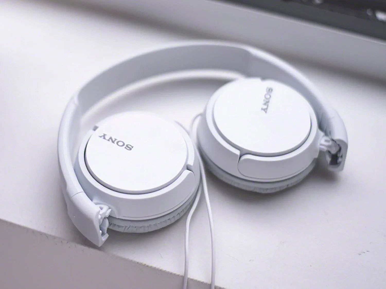 ZX Series Wired On-Ear Headphones, White MDR-ZX110