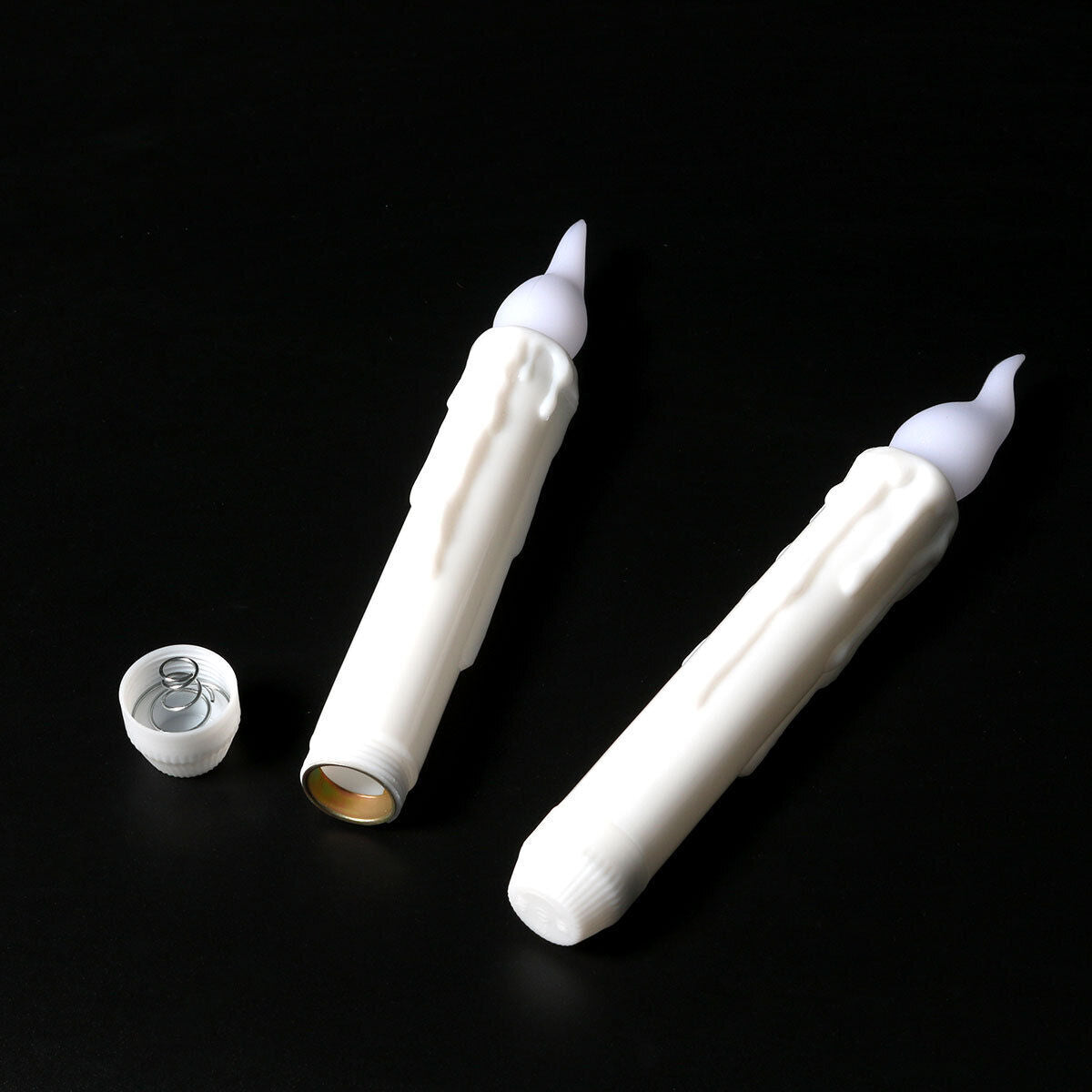 6Pcs 6.7'' Flickering Battery Operated Candlesticks Window LED Flameless Candles