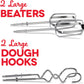 DASH Stand Mixer (Electric Mixer for Everyday Use): 6 Speed Stand Mixer with 3 Qt Stainless Steel Mixing Bowl, Dough Hooks & Mixer Beaters for Frosting, Meringues & More - Red, DCSM250RD
