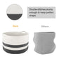 Hombins XXL Woven Storage Basket 20''X13'' Cotton Rope Woven Basket,Large Blanket Basket Laundry Hamper for Throws, Pillows, Blanket, Grey&White