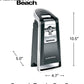(76606ZA) Smooth Touch Electric Automatic Can Opener with Easy Push down Lever, Opens All Standard-Size and Pop-Top Cans, Extra Tall, Black and Chrome