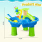 Hot Bee 3 in 1 Water Table for Toddlers 1 2 3 Year Old Outdoor Boys Girls Sand Water Beach Toys