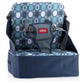 Easy Go Safety Lightweight High Chair Booster Seat, Great for Travel, Blue