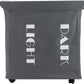 Mind Reader Double Rolling Hamper Laundry Sorter with Lid, Wheels, Handles, 105 Liter, Gray Metalic